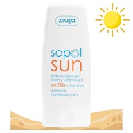 ZIAJA SOPOT SUN Antioxidačný krém s vitamínom C SPF50