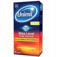 UNIMIL Max Love Time Control kondómy 12 ks