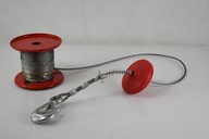 oceľové lano na navijak 10m s hákom