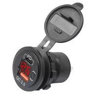 USB NABÍJAČKA DO AUTOMOBILKU S VYPÍNAČOM a VOLTMETROM USB-C USB NABÍJAČKA DO AUTOMOBILKU S VYPÍNAČOM a VOLTMETROM USB-C