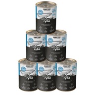 Uniszki Uniszki Adult Mokré krmivo s rybami pre psov 6x410g BALENIE Uniszki Uniszki Adult Mokré krmivo s rybami pre psov 6x410g BALENIE