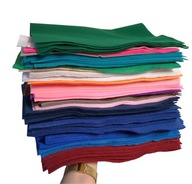 Polyesterová plsť 1-2mm mix cca 100 listov A4 Polyesterová plsť 1-2mm mix cca 100 listov A4