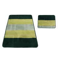 KÚPEĽŇOVÉ predložky 04N zelená Súprava 50cmx80cm 40cmx50cm KÚPEĽŇOVÉ predložky 04N zelená Súprava 50cmx80cm 40cmx50cm