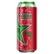 Rockstar Refresh Strawberry & Lime energetický nápoj bez cukru 0,5 l