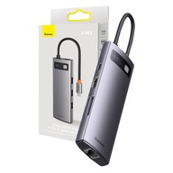 Rozbočovač Baseus 8-v-1 USB-C na HDMI USB 3.1 USB-C microSD Rozbočovač Baseus 8-v-1 USB-C na HDMI USB 3.1 USB-C microSD