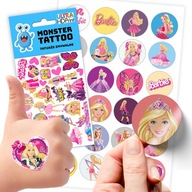 NÁLEPKY BÁBIE BARBIE + SET TETOVANÍ NÁLEPKY BÁBIE BARBIE + SET TETOVANÍ