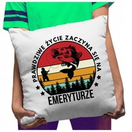 Funny Vankúš Dôchodca Rybár Rybársky prút Funny Vankúš Dôchodca Rybár Rybársky prút