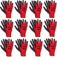 Rukavice Pracovné rukavice STRONG L veľkosť 9 LATEX balenie 12 PAR REDLATEX Rukavice Pracovné rukavice STRONG L veľkosť 9 LATEX balenie 12 PAR REDLATEX