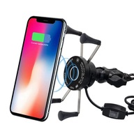 DRŽIAK INDUKČNÉHO TELEFÓNU NA MOTOCYKEL QI QC3.0 DRŽIAK INDUKČNÉHO TELEFÓNU NA MOTOCYKEL QI QC3.0