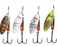 4x DAM EFFZETT spinner LONG 4 set 17g 4x DAM EFFZETT spinner LONG 4 set 17g