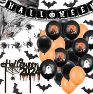 SADA HALLOWEENSKÝCH DEKORácií Tmavá Veľká 43 ks. SADA HALLOWEENSKÝCH DEKORácií Tmavá Veľká 43 ks.