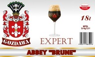 GOZDAWA ABBEY BRUNE 18L 3,4kg domáce pivo Belgicko