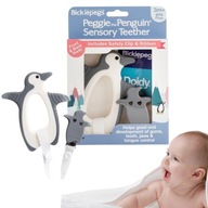 BICKIEPEGS Penguin silikónové senzorické hryzátko pre bábätká BICKIEPEGS Penguin silikónové senzorické hryzátko pre bábätká