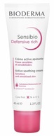 Bioderma Sensibio Defensive bohatý upokojujúci krém na tvár 40 ml Bioderma Sensibio Defensive bohatý upokojujúci krém na tvár 40 ml