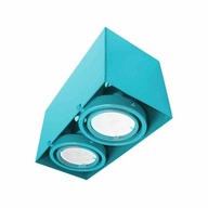 BLOCCO TYRKYSOVÁ STROPNÁ LAMPA 2x7W GU10 LED BLOCCO TYRKYSOVÁ STROPNÁ LAMPA 2x7W GU10 LED