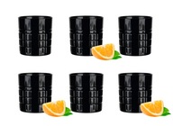 6x Pohár nízky 280ml Čierny NA ŠŤAVU, VODU 6x Pohár nízky 280ml Čierny NA ŠŤAVU, VODU