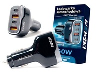 Rýchlonabíjačka do auta 2x USB 2x Typ C Rýchlonabíjačka do auta 2x USB 2x Typ C