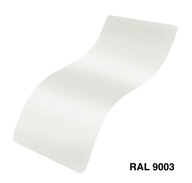 Prášková farba RAL 9003 Polyester Hladká polomatná