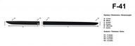BOČNÉ LIŠTY LIŠTY DVERÍ NISSAN QASHQAI 2007-13 BOČNÉ LIŠTY LIŠTY DVERÍ NISSAN QASHQAI 2007-13