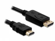 DisplayPort - HDMI kábel 1,8 m AKYGA