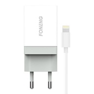 Foneng K210 nástenná nabíjačka, 1xUSB + USB Lightning kábel Foneng K210 nástenná nabíjačka, 1xUSB + USB Lightning kábel