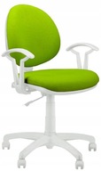 Otočná stolička SMART-WHITE svetlozelená Nowy Styl