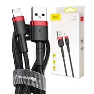 BASEUS USB BLESKOVÝ KÁBEL PRE IPHONE 5 6 7 8 X 3M BASEUS USB BLESKOVÝ KÁBEL PRE IPHONE 5 6 7 8 X 3M