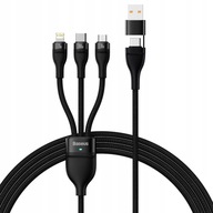 Kábel Baseus 3v1 USB-C Lightning 100W 1.2 Kábel Baseus 3v1 USB-C Lightning 100W 1.2