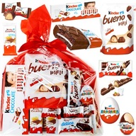 Veľký set balíček sladkosti Kinder vajíčko čokoládová tyčinka DARČEK k narodeninám Veľký set balíček sladkosti Kinder vajíčko čokoládová tyčinka DARČEK k narodeninám