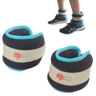 HMOTNOSTI ZÁVAŽÍ NA ČLENOK A ZÁPESTIE 2x1kg PEVNÝ VELCRO MUSCLEFORGE HMOTNOSTI ZÁVAŽÍ NA ČLENOK A ZÁPESTIE 2x1kg PEVNÝ VELCRO MUSCLEFORGE
