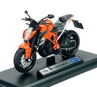 MOTOCYKEL WELLY KTM 1290 SUPER DUKE R 1:18 NOVÝ MODEL MOTOCYKEL WELLY KTM 1290 SUPER DUKE R 1:18 NOVÝ MODEL