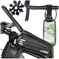 VODEODOLNÉ PUZDRO NA BICYKEL S DOTYKOVÝM OKIENKOM NA TELEFÓN + KĽÚČ 18 V 1 VODEODOLNÉ PUZDRO NA BICYKEL S DOTYKOVÝM OKIENKOM NA TELEFÓN + KĽÚČ 18 V 1