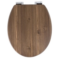 WC sedadlo MDF, ozdobný orech, pomalý pád WC sedadlo MDF, ozdobný orech, pomalý pád