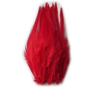 Kohút sedlové perie - červené 50ks