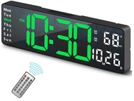 NÁSTENNÉ HODINY VEĽKÉ ELEKTRONICKÉ DIGITÁLNE MODERNÉ LED TEPLOTA DÁTUM NÁSTENNÉ HODINY VEĽKÉ ELEKTRONICKÉ DIGITÁLNE MODERNÉ LED TEPLOTA DÁTUM