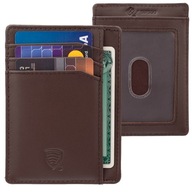 Ochranné kožené puzdro na kartu Koruma Card RFID