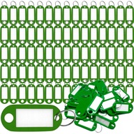 Prívesok na kľúče STRONG identifikátor kľúča zelený 100 ks Prívesok na kľúče STRONG identifikátor kľúča zelený 100 ks
