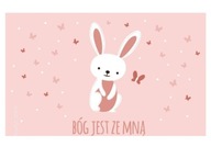 MAGNET NA CHLADNIČKU - ZAJAČIK. BOH JE SO MNOU MAGNET NA CHLADNIČKU - ZAJAČIK. BOH JE SO MNOU