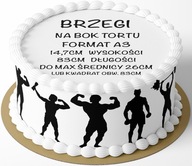 OKRAJE WAFLOVÉHO PAPIERA 14,7CM KULTURISTIKA STRONGMAN 83C OKRAJE WAFLOVÉHO PAPIERA 14,7CM KULTURISTIKA STRONGMAN 83C