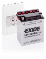 Batéria Exide EB14-A2 YB14-A2 Suchá 14Ah 12V L+ Batéria Exide EB14-A2 YB14-A2 Suchá 14Ah 12V L+
