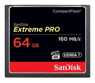 SANDISK CF 64 GB EXTREME PRO 160 MB/s X1066 UDMA 7