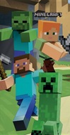 Froté uterák 70x140 Minecraft Steve Alex kreativ Froté uterák 70x140 Minecraft Steve Alex kreativ