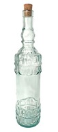 FĽAŠA S KORKOM RECYKLAČNÝM SKLOM 0,75L VINTAGE FĽAŠA S KORKOM RECYKLAČNÝM SKLOM 0,75L VINTAGE