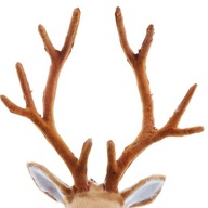 Realistický model s vypchatou hlavou jeleňa