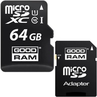 PAMÄŤOVÁ KARTA 64GB microSD Goodram + adaptér