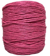 Bavlnená šnúrka na makramé RASPBERRY 200m 3mm Bavlnená šnúrka na makramé RASPBERRY 200m 3mm