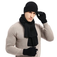 PÁNSKY ZIMNÝ SET ČIAPKA, ŠÁLKA, DOTYKOVÉ RUKAVICE TEPLÉ PÁNSKY ZIMNÝ SET ČIAPKA, ŠÁLKA, DOTYKOVÉ RUKAVICE TEPLÉ
