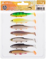 7x Mikado RIPPER guma REAL FISH MIX farby 7cm