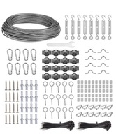 SADA OCEĽOVÝCH KÁBLOV 2MM 60M NEREZ 153W1 7x7 SADA OCEĽOVÝCH KÁBLOV 2MM 60M NEREZ 153W1 7x7
