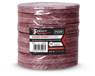 BRÚSNE KOTOUČE NA VELCRO 125 mm. P220 BRÚSNY PAPIER S OTVORMI 100 ks BRÚSNE KOTOUČE NA VELCRO 125 mm. P220 BRÚSNY PAPIER S OTVORMI 100 ks